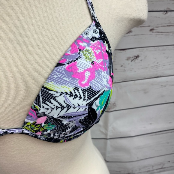 34C VS Floral Strapy Bikini Top - Picture 3 of 12